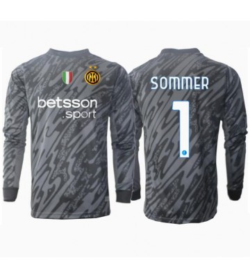 Inter Milan Yann Sommer #1 Målvakt Tredje Tröja 2024-25 Långärmad